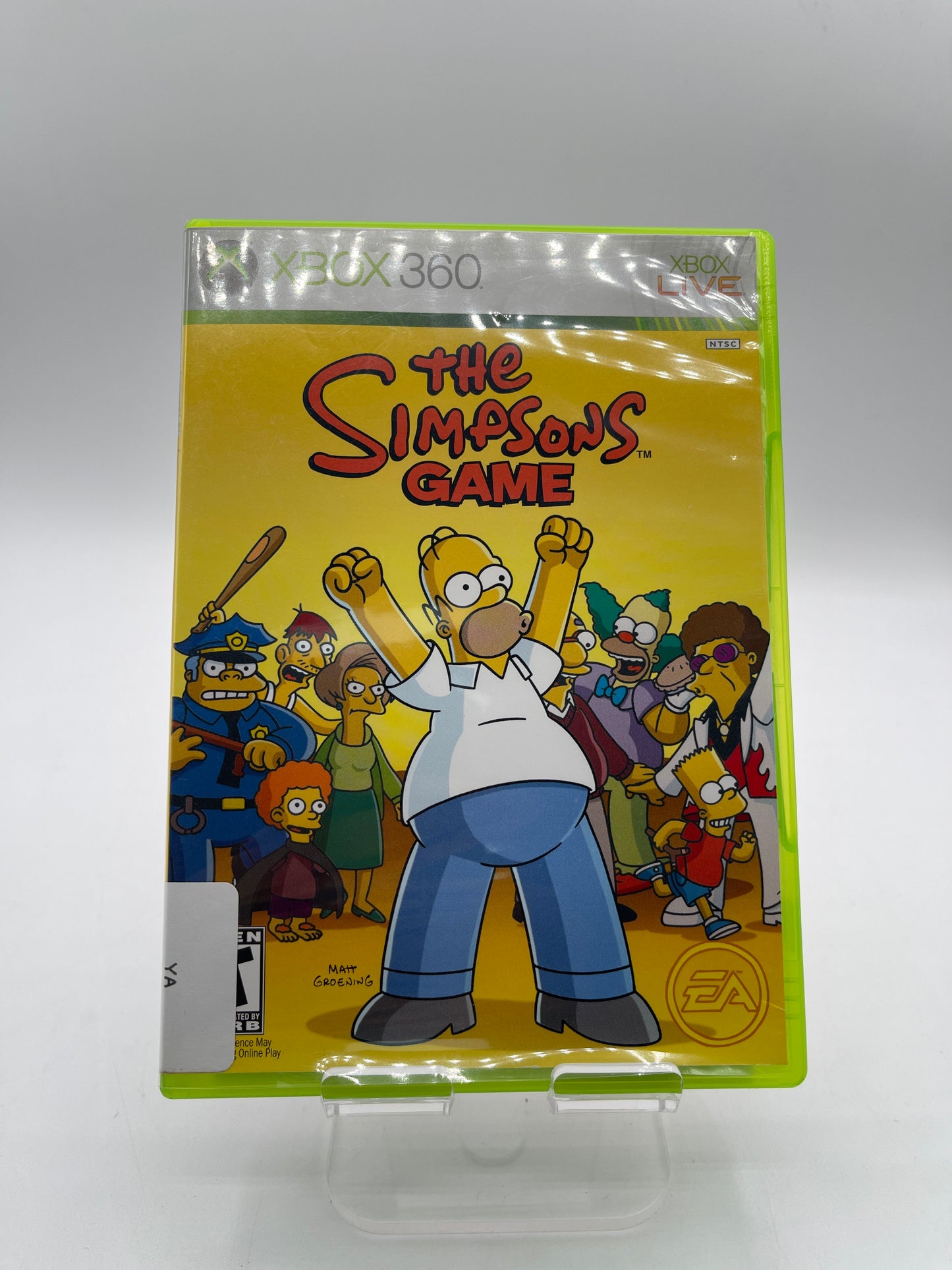 The Simpsons Game (Microsoft Xbox 360, 2007) with Manual Tested Free Shipping