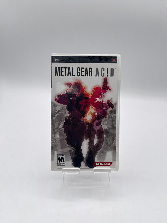 Metal Gear Acid PSP Sony Playstation Portable Complete w. Manual CIB - Tested