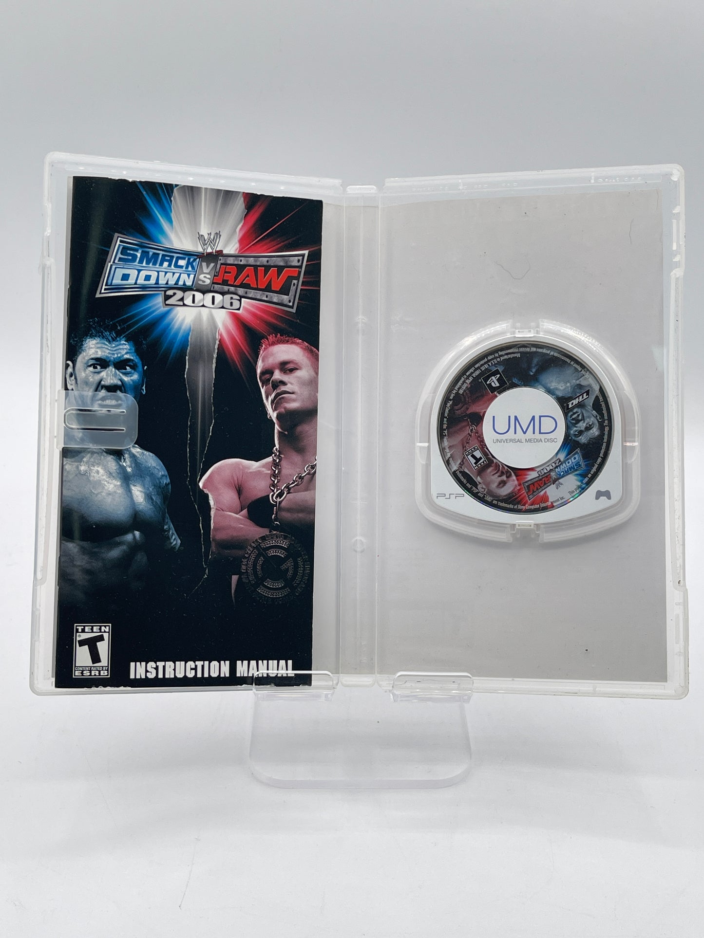 PSP WWE Smackdown vs. Raw 2006 Video Game - Used with Box