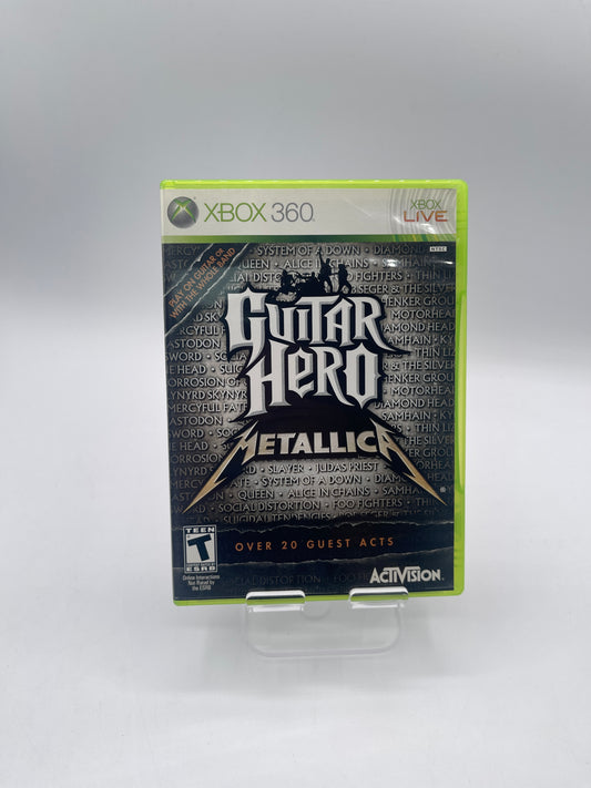 Guitar Hero: Metallica (Microsoft Xbox 360, 2009) - Complete w/Manual
