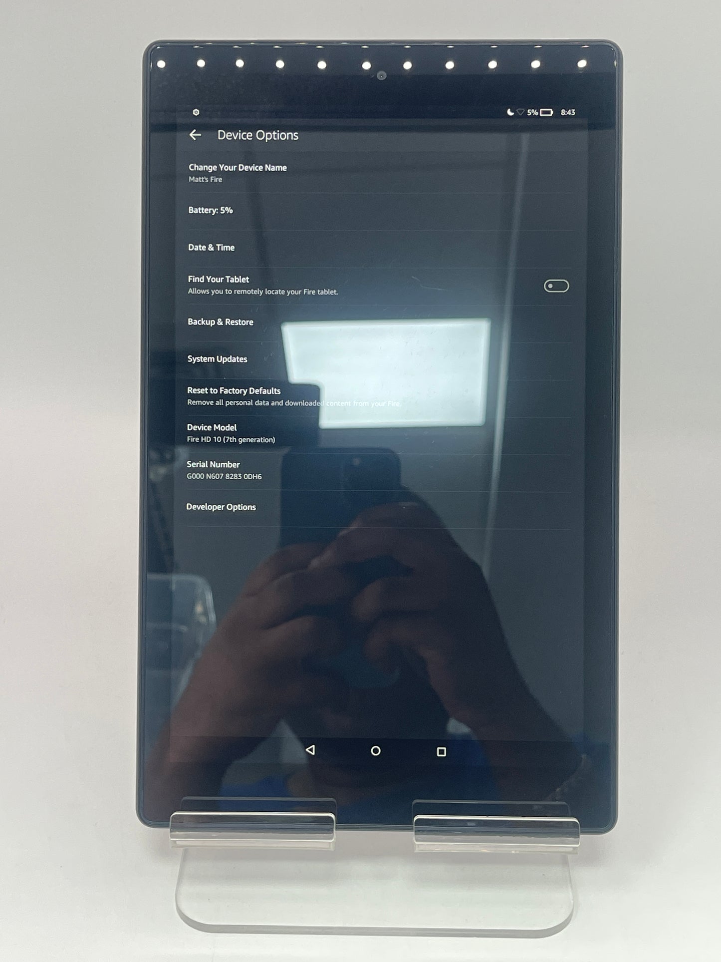 Amazon Fire HD 10 (7th Generation) 32GB Tablet Black - Used