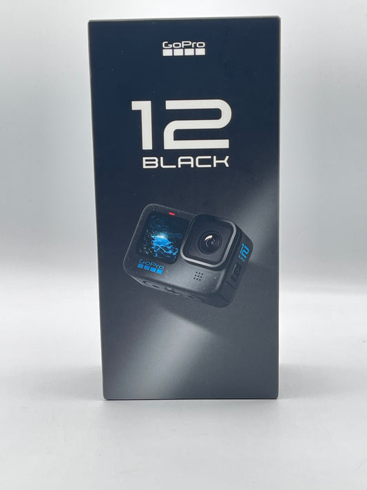 GoPro HERO 12 Black Waterproof Action Camera with 5.3K60 Ultra HD Video, 27MP
