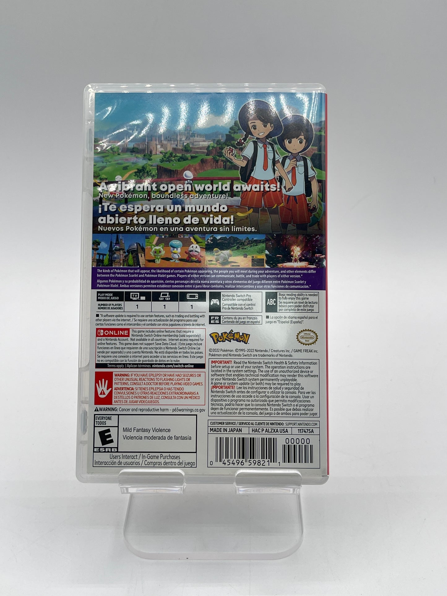 Pokemon Scarlet (Nintendo Switch) Tested FREE SHIPPING