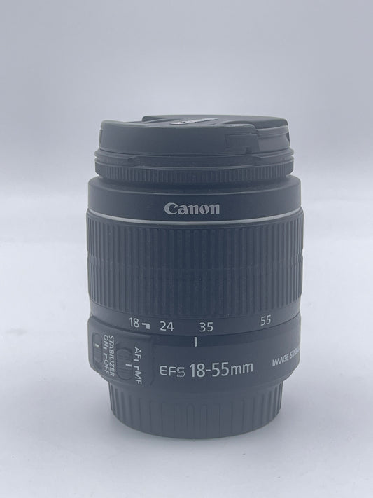 Canon EF-S 18-55MM f/3.5-5.6 IS II Zoom Lens + Caps Excellent Condition