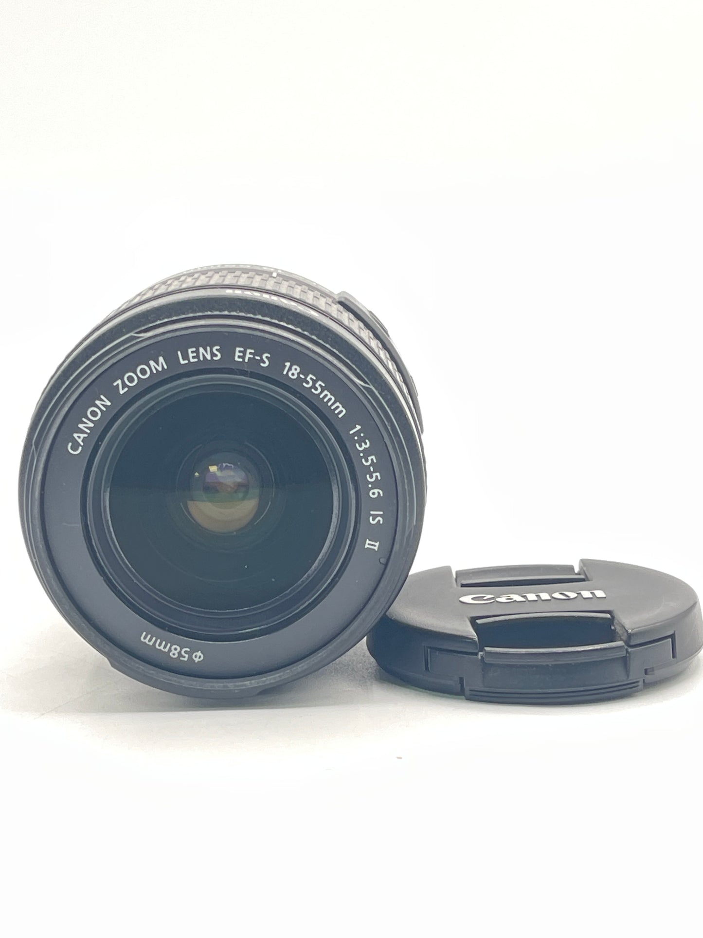Canon EF-S 18-55MM f/3.5-5.6 IS II Zoom Lens + Caps Excellent Condition
