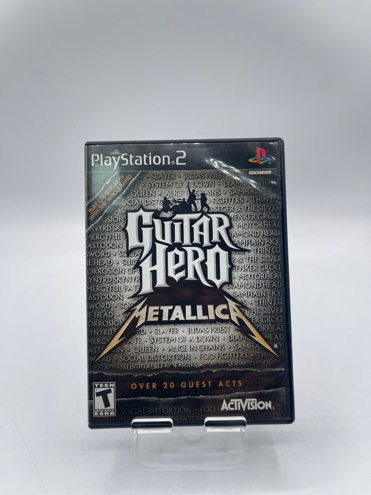 Guitar Hero: Metallica (Sony PlayStation 2, 2009) CIB Tested