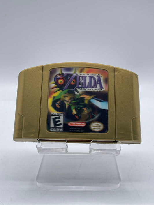 The Legend of Zelda: Majora's Mask Holographic Gold Nintendo 64 N64 1997 Tested