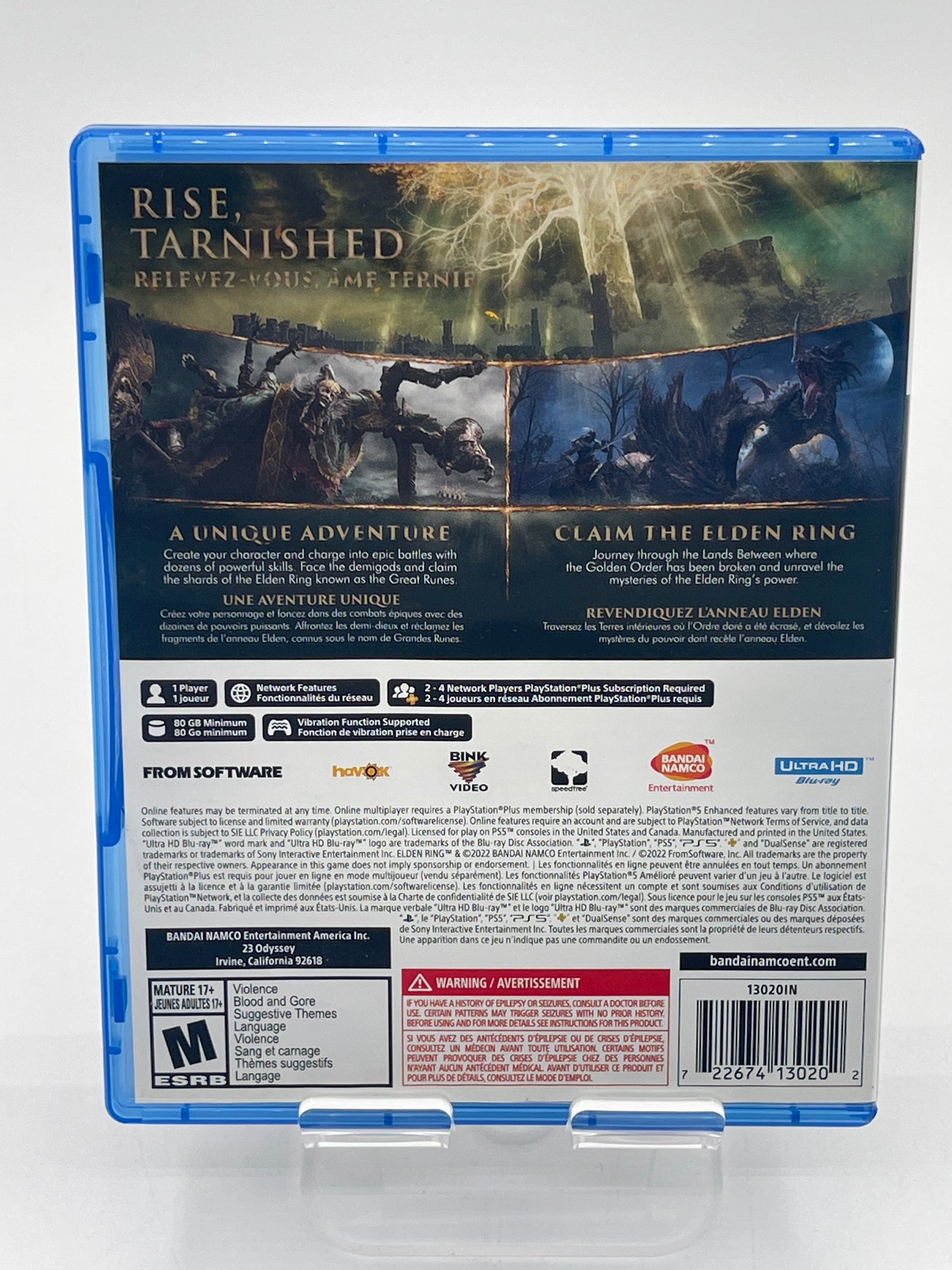 Elden Ring PS5 (Sony PlayStation 5, 2022) [Tested & Working]