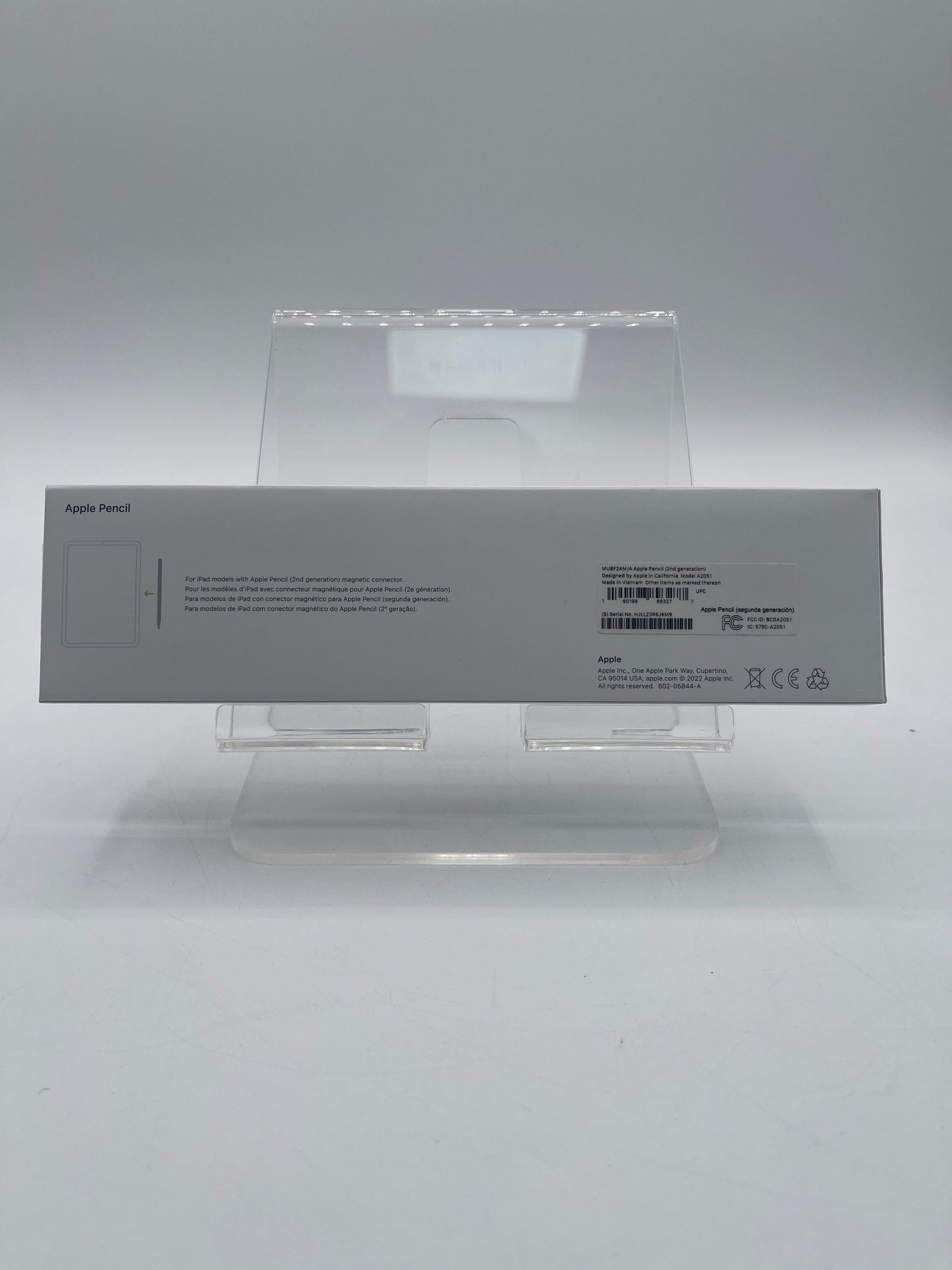Apple Pencil 2nd Generation Model A2051 MU8F2AM/A