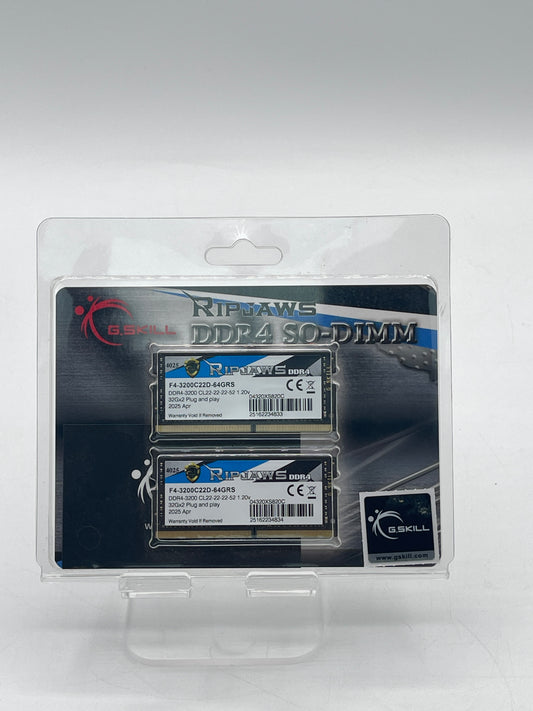 G.SKILL Ripjaws Series 32GB (2 x 16GB) 260-Pin DDR4 SO-DIMM DDR4 3200 Free Shipping