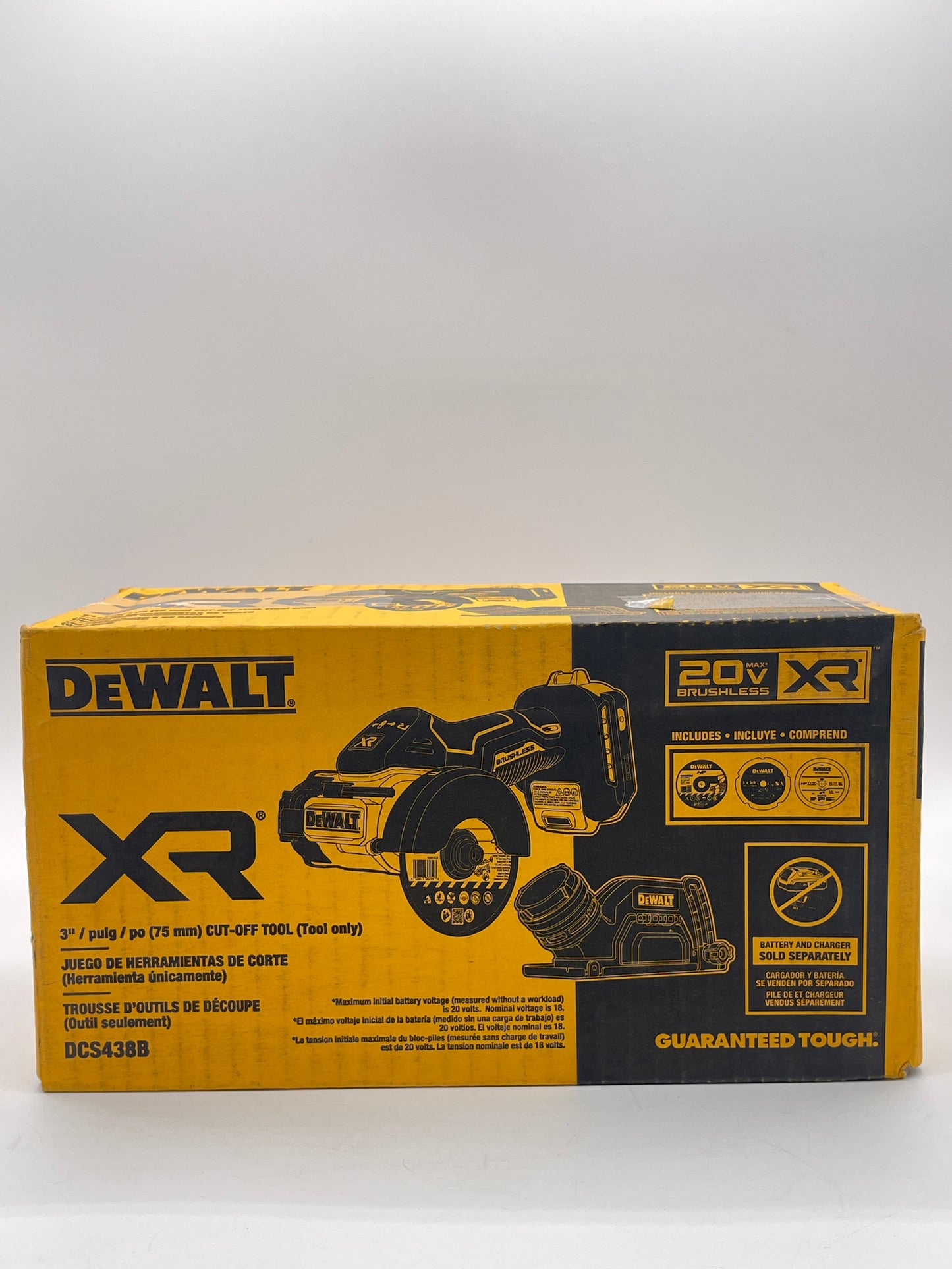 DeWalt DCS438B 20-Volt XR Lithium-Ion Cordless Cut-off Tool - New In Box Free Shipping