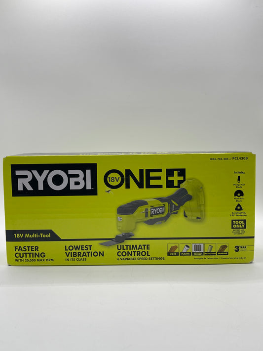 NEW RYOBI PCL430B - 18V Cordless Oscillating Multi-Tool (Tool Only) Free Shipping!