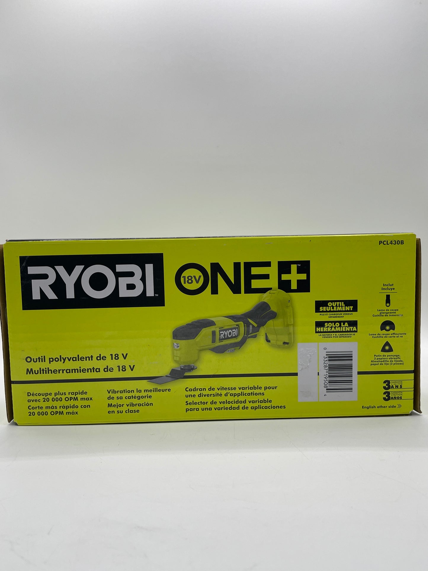 NEW RYOBI PCL430B - 18V Cordless Oscillating Multi-Tool (Tool Only) Free Shipping!