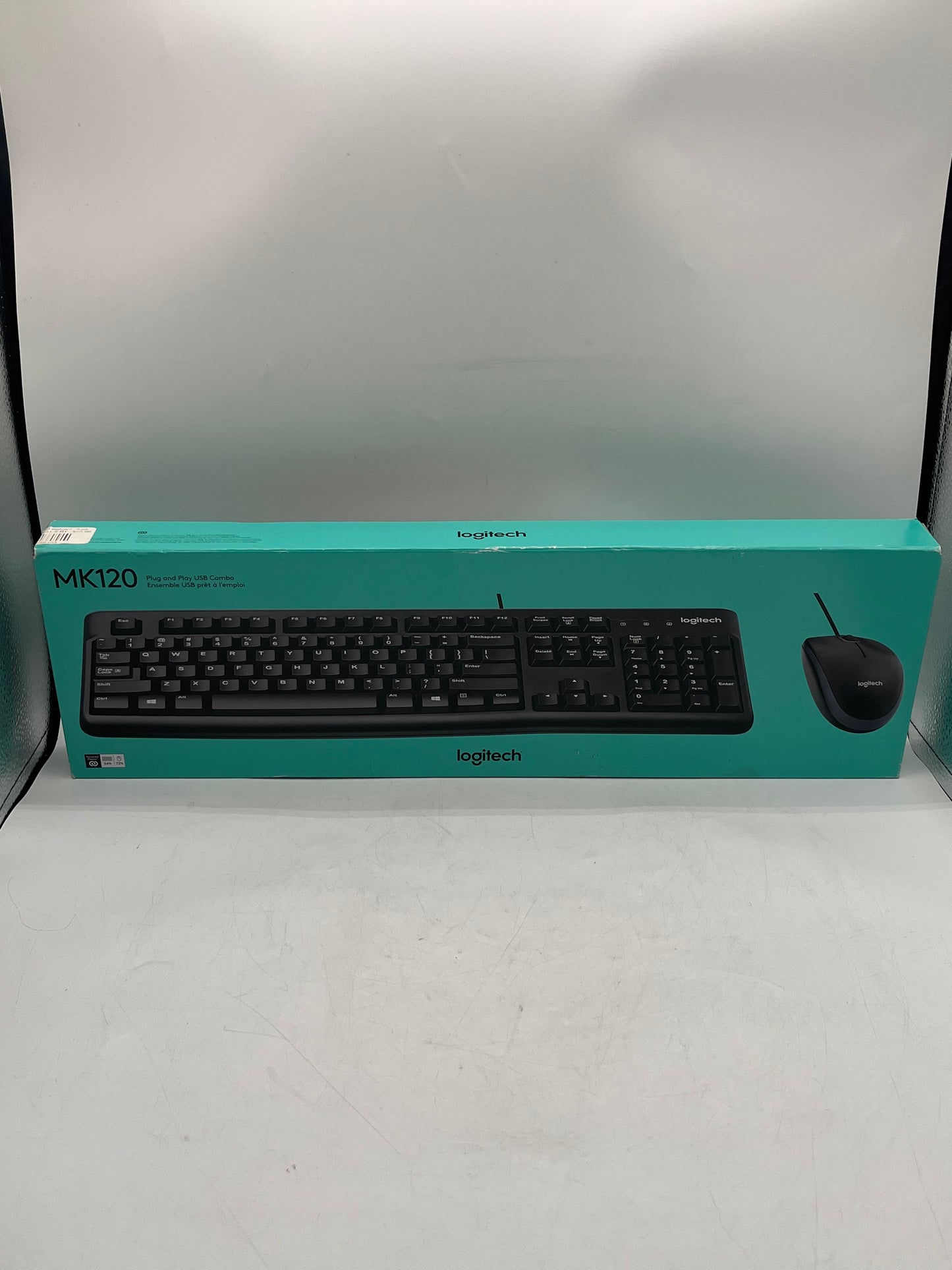 Logitech MK120 Keyboard and Mouse Set - Black
